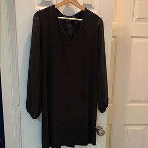 Soho Classic Black Long Sleeve Dress